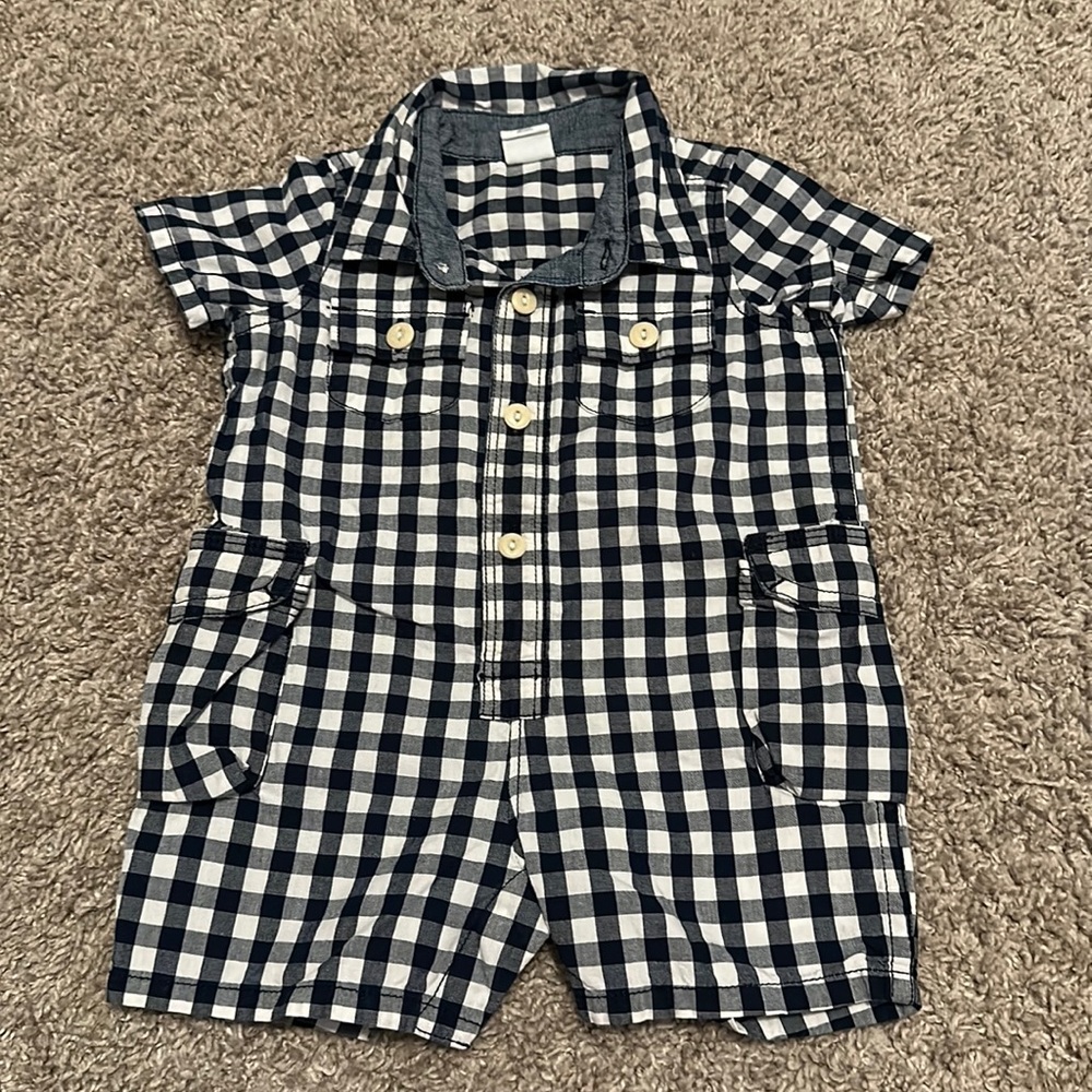 Gap button down romper